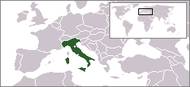 Posizione della penisola italiana